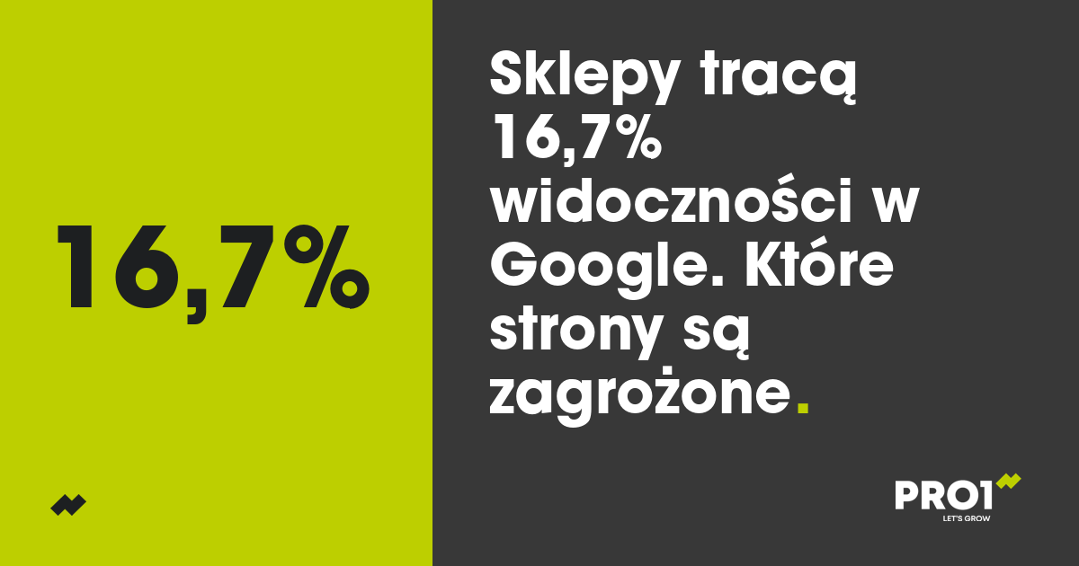 Sklepy w Niemczech straciły 16,7% widoczności w Google. Które strony Twojego sklepu są zagrożone, a które nie