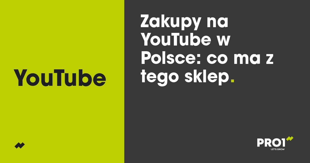 Zakupy na YouTube ruszają w Polsce, ale przez Allegro. Co ma z tego sklep z własną stroną